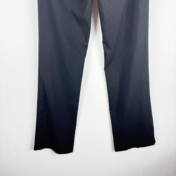 New York & Company Stretch Black Pinstripe Dress Pant Size 2 Tall - Picture 9 of 16